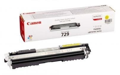 Canon Cartridge-729 Y 4367B002 картридж для LBP7010C LBP7018C yellow оригинал ресурс 1000 страниц - фото - 1